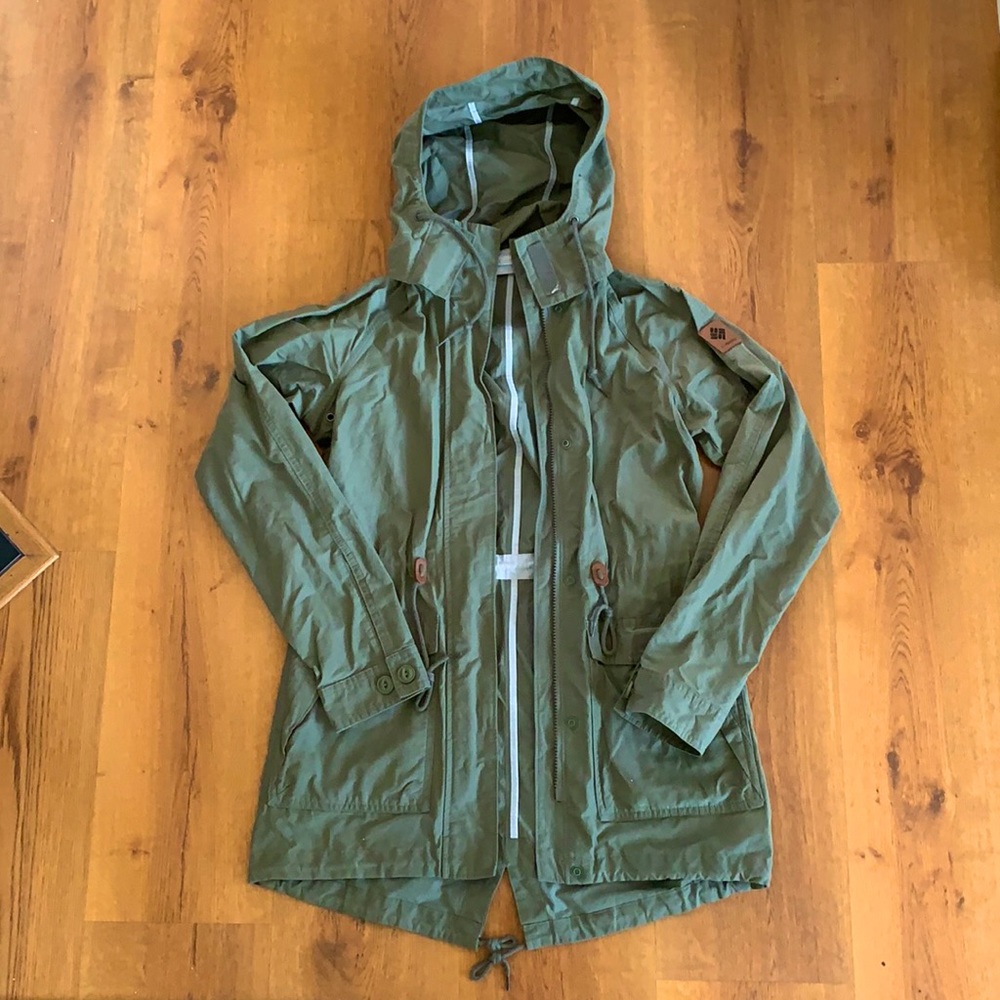Army green lightweight jacket